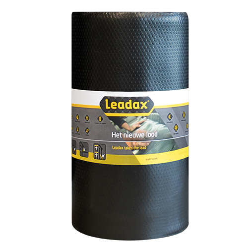Leadax Loodvervanger - 33 cm x 6 meter - Zwart